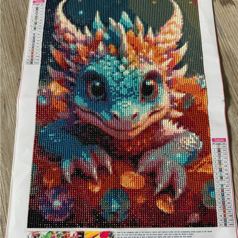 Colorful Dragon Diamond Painting